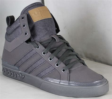 adidas grey high tops|high top all black sneakers.